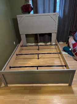 Queen Size Wooden Bed Fra