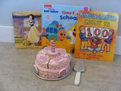 Toy Wooden Cake/Books