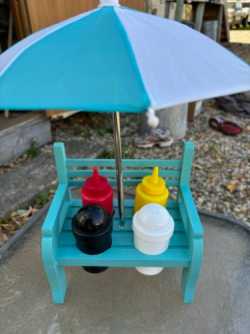 Patio condiment set