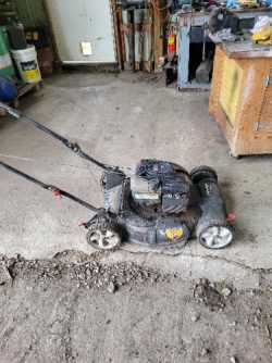 Self propelled push mower